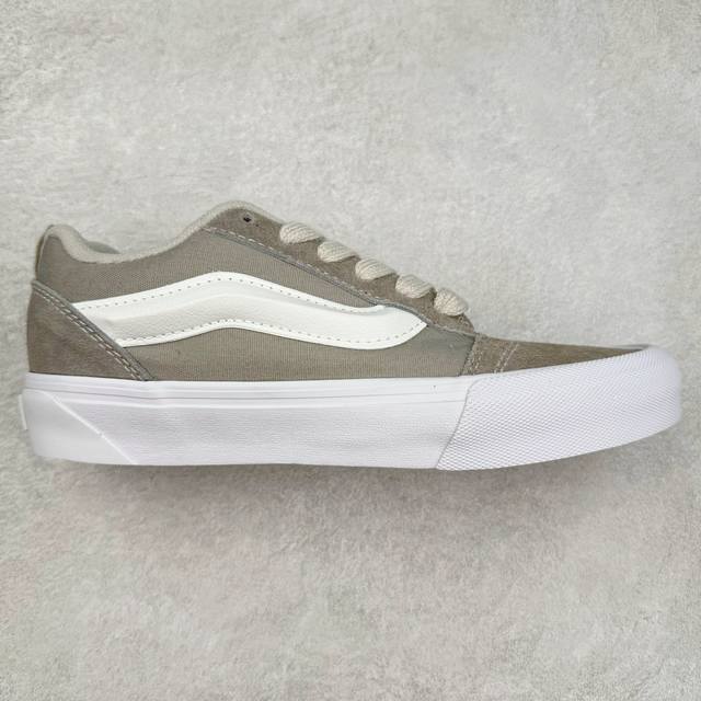 180Vans Knu Skool 咖啡豆范斯官方 复古休闲胖胖面包鞋 肥胖版大Logo原版全皮猪八面料尺码：35 36 36.5 37 38 38.5 39