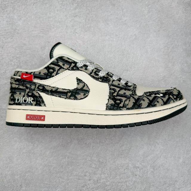 260Air Jordan Aj1 Low 低帮定制 Sj9950-036 原厂内置气垫魔块 A模大底 头层小牛皮 鞋舌Aj原厂专用牛津布+Aj专用反口珍珠布+