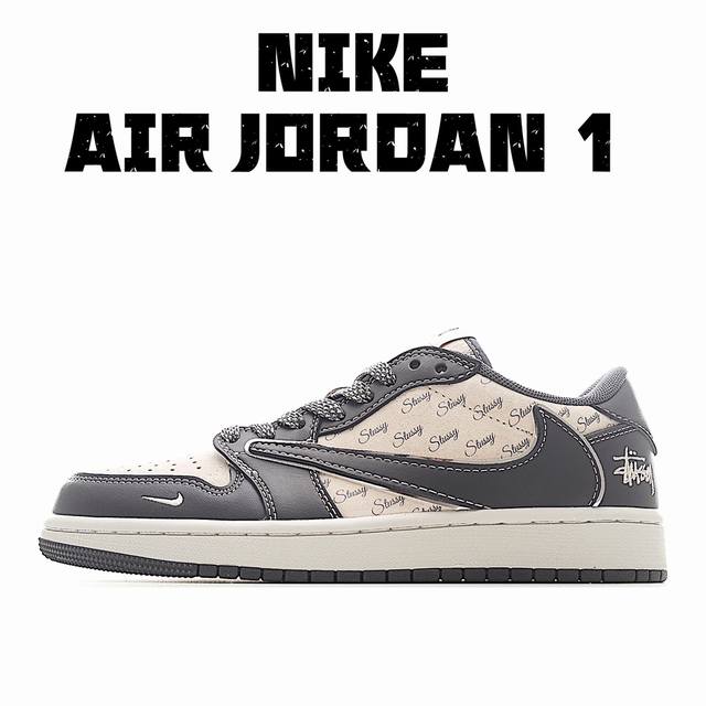 180 福利特价J独家实拍Travis Scott X Fragment Design X Air Jordan 1 Low Og Sp Aj1 乔1 斯图西联