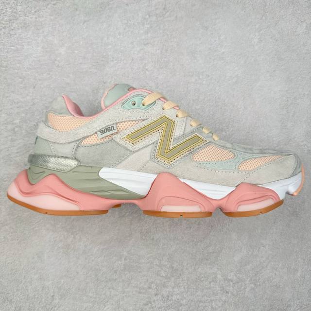 利230 New Balance Nb9060系列 新百伦绒面革网布经典百搭防滑耐磨透气低帮生活休闲鞋 全套原楦原纸板原厂数据开发 进口三明治网面 原装进口翻毛