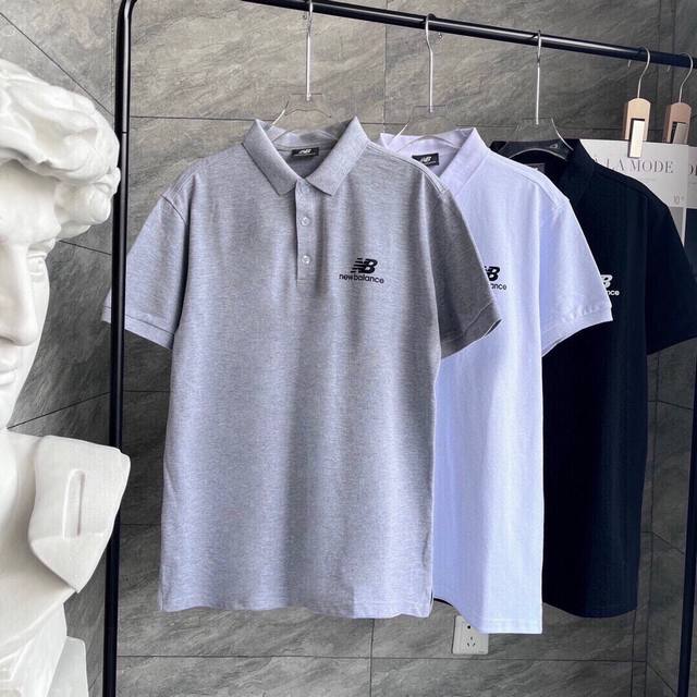 80New Balance新百伦Nb专柜长青款三色polo短袖T恤重磅上新高品质专柜款翻领polo面料采用高端采用双纱爽滑棉！丝滑柔顺！不变形，不起球！大厂缝制