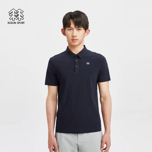 p160 顶尖现货 可隆Kolon Sport可隆户外速干防晒短袖抗菌polo衫，选用原厂定制进口面料 增加了50%可回收纱线秉承了吸湿速干、防晒的优秀运动功能