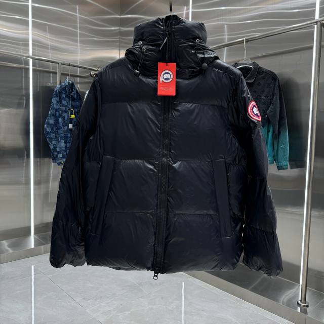 p330 加拿大鹅 黑色 红标限定新款Crofton泡芙羽绒服纯广检80白鸭绒填充 顶级版本，天花板级别Crofton 松软大面包，2023最新款式，防寒效果高