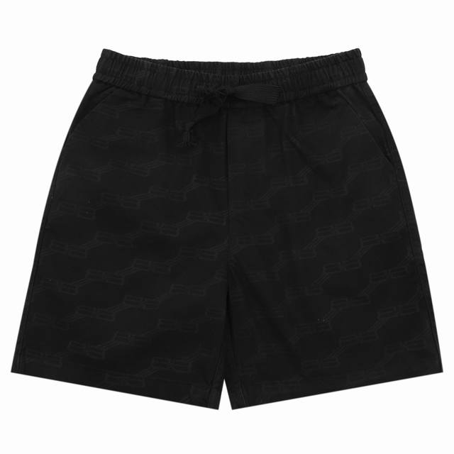 140Balenciaga 巴黎世家 暗纹锁扣满印短裤Size：Xs-L