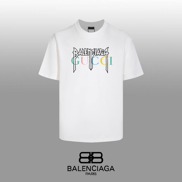 #90 顶级代工品质 Balenciaga 巴黎世家 24Ss 经典T恤短袖不需要所谓烂大街的华丽文案 主打品质 面料经过2次高温缩水固色 不变形不缩水不起球-