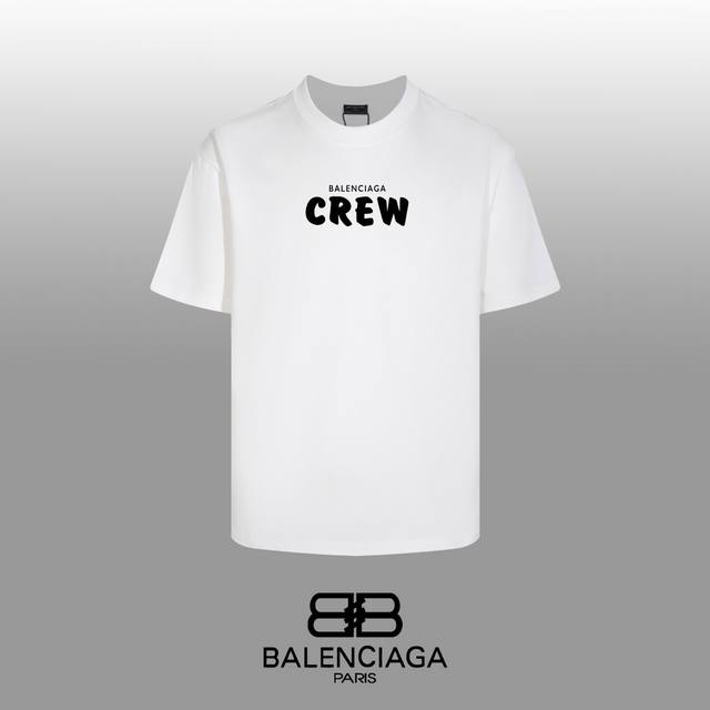 #90 顶级代工品质 Balenciaga 巴黎世家 24Ss 经典T恤短袖不需要所谓烂大街的华丽文案 主打品质 面料经过2次高温缩水固色 不变形不缩水不起球-
