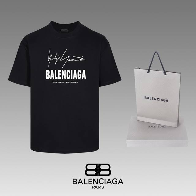 #90 Top-quality Balenciaga 24Ss classic short-sleeved T-shirt. No need for gener