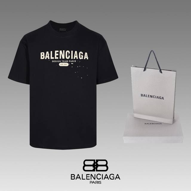 #90 Top-quality Balenciaga 24Ss classic short-sleeved T-shirt. No need for gener