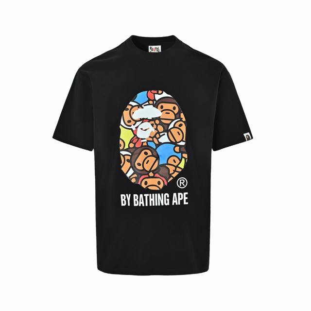 Local Pickup: 140 Bape 26Ss Monkey and Ape Head Print Short-Sleeve T-Shirt, 32-c