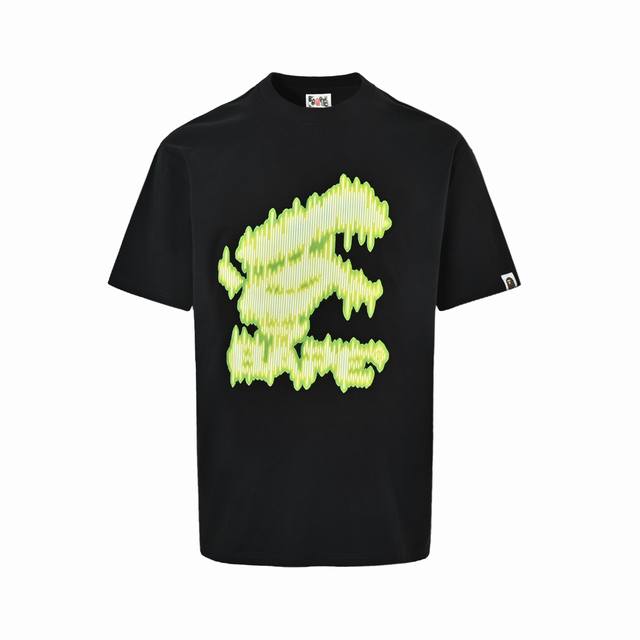 Local Pickup: 140 Bape 26Ss Fluorescent Green Logo Print Short-Sleeve T-Shirt, 3