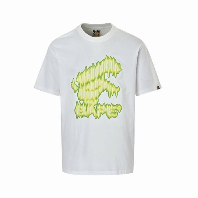 Local Pickup: 140 Bape 26Ss Fluorescent Green Logo Print Short-Sleeve T-Shirt, 3
