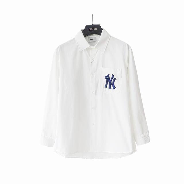 Local pickup 210 Real photos and details + size chart Mlb 24Ss Woven large logo