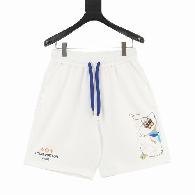 180 Louis Vuitton 26Ss Crown Print Shorts. Minimalist silhouette, high-waisted d 180 Louis Vuitton 26Ss Crown Print Shorts. Minimalist silhouette, high-waisted d