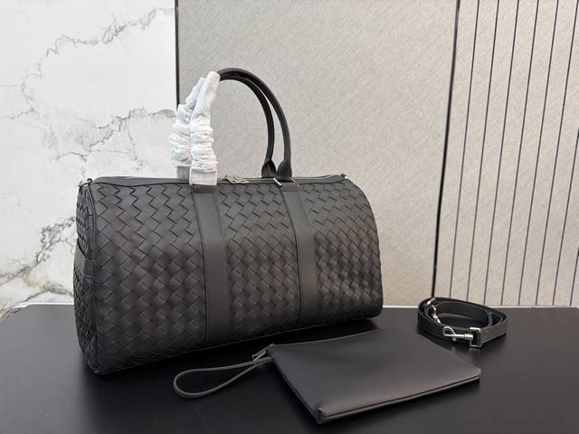 p320 Bottega Veneta Intrecciato Handwoven 2-in-1 Men's Travel Bag/Airport Bag/To