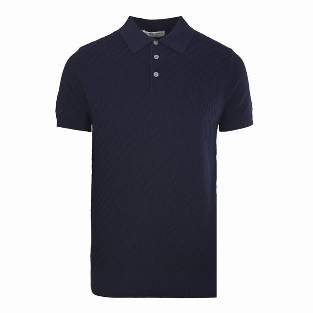 230 高版本 Bottega Veneta葆蝶家Bv 编织羊毛针织短袖polo衫原版12900购入，甄选48支羊毛混纺针织纱线，通体立体斜纹编织肌理，细腻凹凸