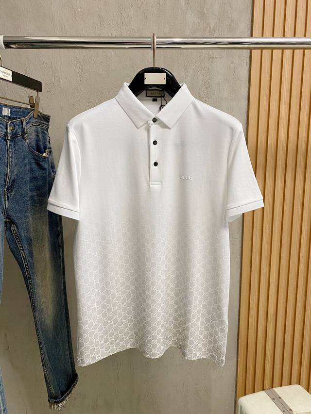p230 古驰2026Ss夏季新款字母Logo男士翻领polo衫！经典商务男款，高端男装的天花板级别的商务男款！简约时尚大气不失优雅，单穿内搭体面过人，品质控