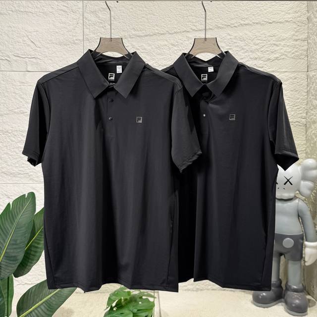200控价220 Fila 斐乐男女速干polo衫情侣款翻领短袖运动休闲半袖商务高尔夫T恤衫汗不上身，型不离场 专治夏日的粘腻与将就夏日穿搭的痛点，莫过于汗湿粘