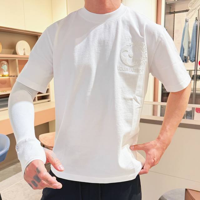 p190 Lv Top-quality high-grammage 2026 Summer New Arrival - Latest Short-Sleeve