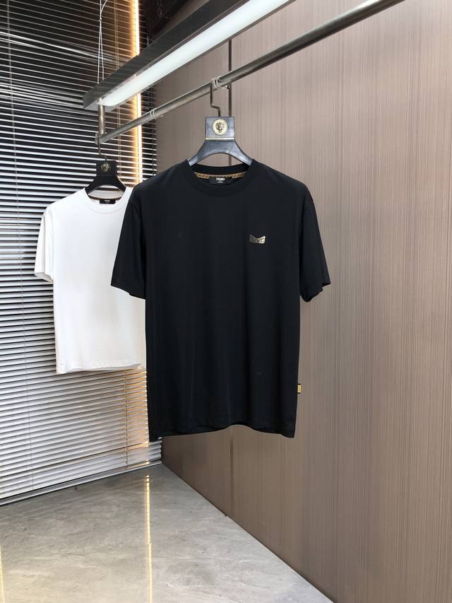p280 Fendi 2026 Top-Tier Quality Spring/Summer T-Shirt, featuring a classic crew