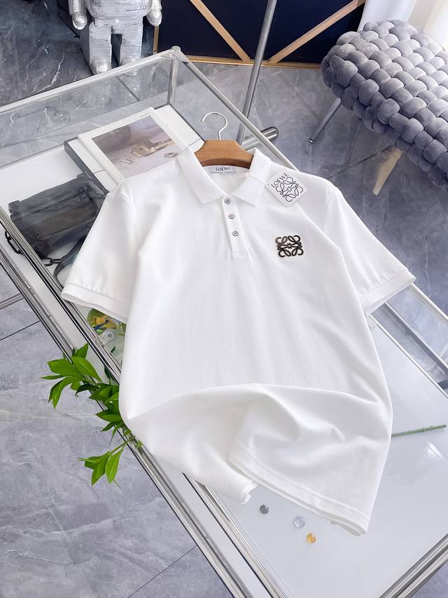 p230 Loewe 2026Ss夏季新款 Logo男士翻领polo衫！经典商务男款，高端男装的天花板级别的商务男款！简约时尚大气不失优雅，单穿内搭体面过人，