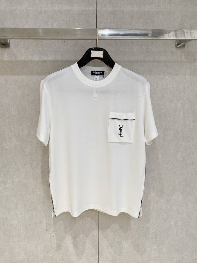 220 圣罗兰 2026 新款纯棉男士休闲打底短袖T恤！高端定制 高版本 时尚百搭爆款宽松版型原版进口纯棉面料 螺纹袖口.领口衣摆 手感超柔软细腻 穿着亲肤舒