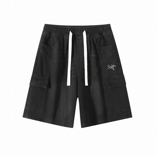 p210 Arc'teryx Summer Collection: Patchwork Straight Leg Denim Shorts (5/8"). A