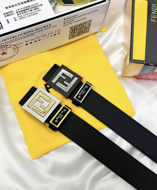 Belt: Fendi. Top-tier original replica. P210 belt: 100% top-grain cowhide, guara