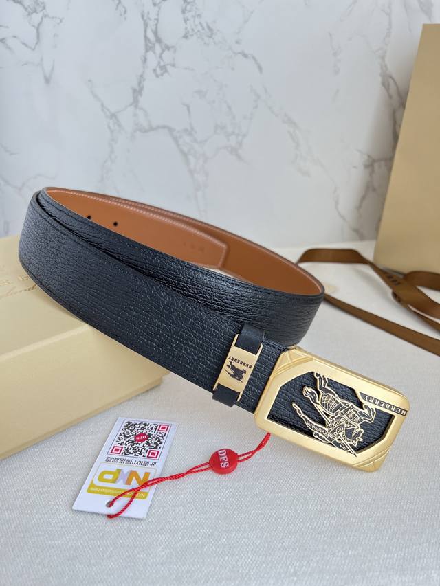 Product Name: Burberry Belt, Original P210 Model: Hook buckle, classic pure stee