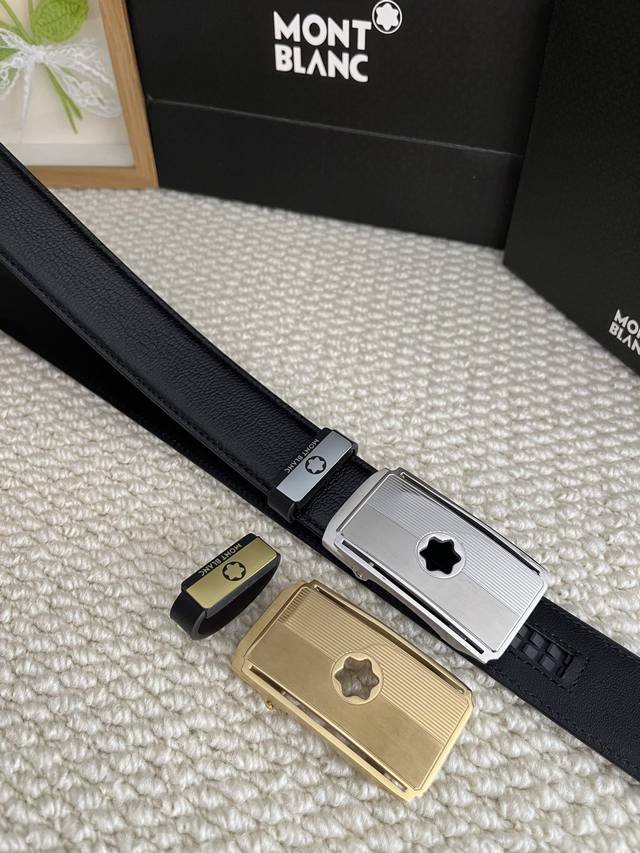 Product Name: Montblanc Original Single Belt, Automatic Belt P200 Material: 100%