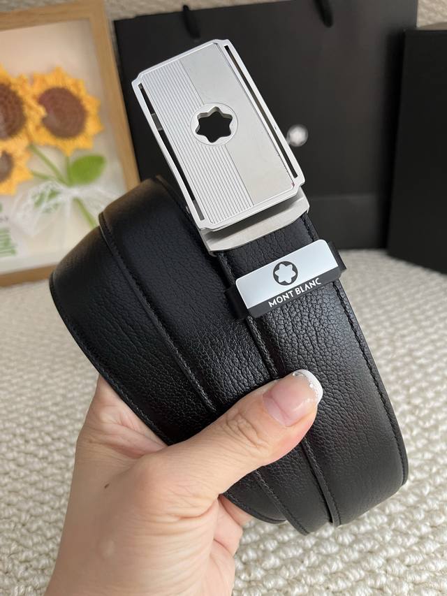 Product Name: Montblanc Original Single Belt, Automatic Belt P200 Material: 100%