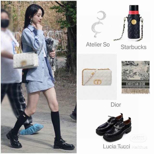 50 One pair of Miu Miu classic logo cotton knee-high socks/calf socks, heavy-dut