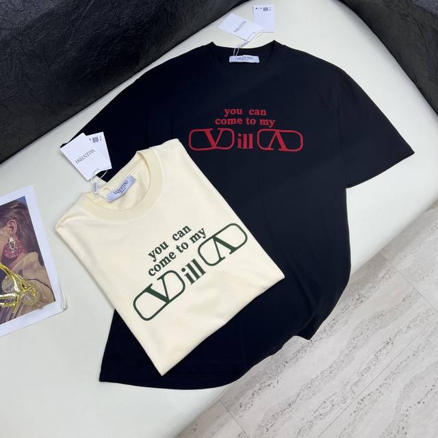 p180 New Arrival Real Shot Va Spring/Summer New High-Quality Crew Neck T-Shirt;