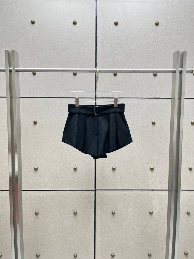 p360亚麻混纺腰带短裤！两色 Sml