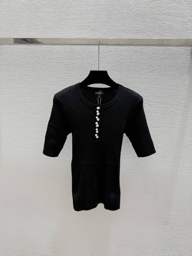 p270 Original high-quality women's knit short-sleeved top with packaging, Ch bra