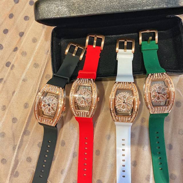 440 Richard Mille Goddess Edition: This watch, crafted with Swarovski crystals f