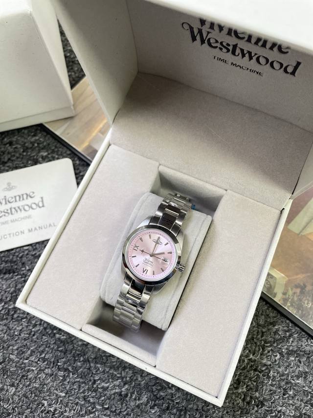 Special Price p260 Limited Quantity Vivienne Westwood Pink Quartz Watch Vv261 Ca
