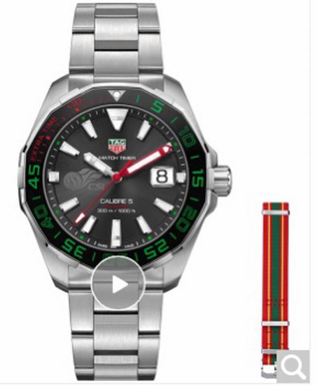 p2210。泰格豪雅 Tag Heuer 瑞士手表 竞潜男士系列机械男表中超版Way201E.Ba0927赠送尼龙表带 配带专用包装 七夕豪礼 2620年8月1