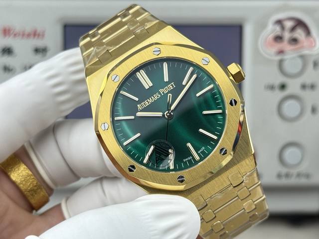 2600Apw-2026年度新品“41Mm孔雀石面”爱彼孔雀石41Mmap2630新款15513,黄金孔雀绿表盘到货!!!内置4309一体机芯!!! 2600Apw-2026年度新品“41Mm孔雀石面”爱彼孔雀石41Mmap2630新款15513,黄金孔雀绿表盘到货!!!内置4309一体机芯!!!