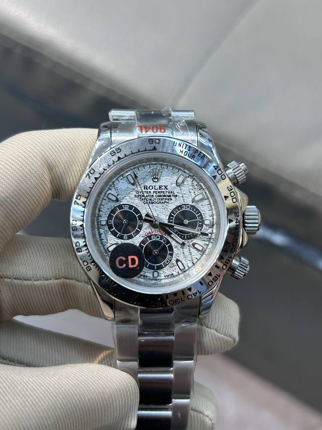420独家实拍图劳力士迪通拿系列，陨石面，全自动机械表Rolex Daytona Series Automatic Mechanical Watches