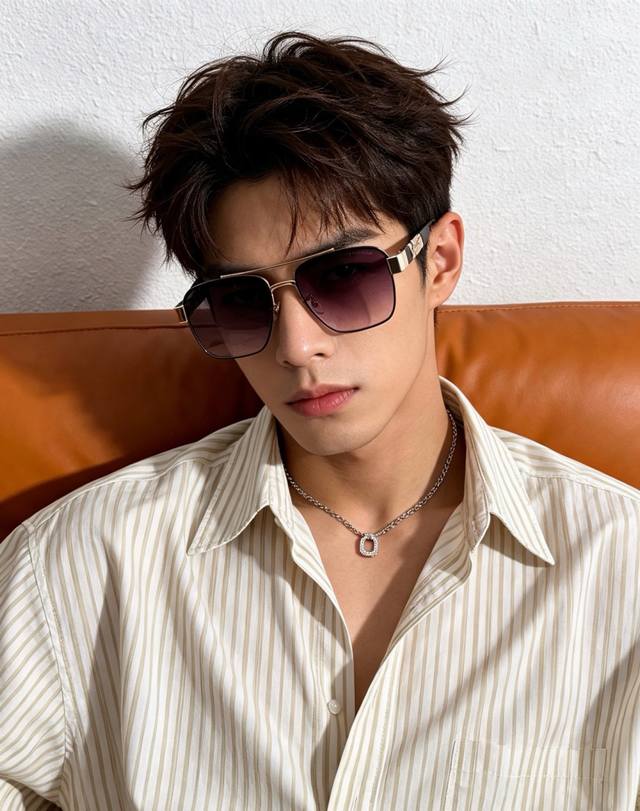 p80 Burberry Men's Sunglasses, Authentic Aviator Sunglasses, High Quality, Flatt