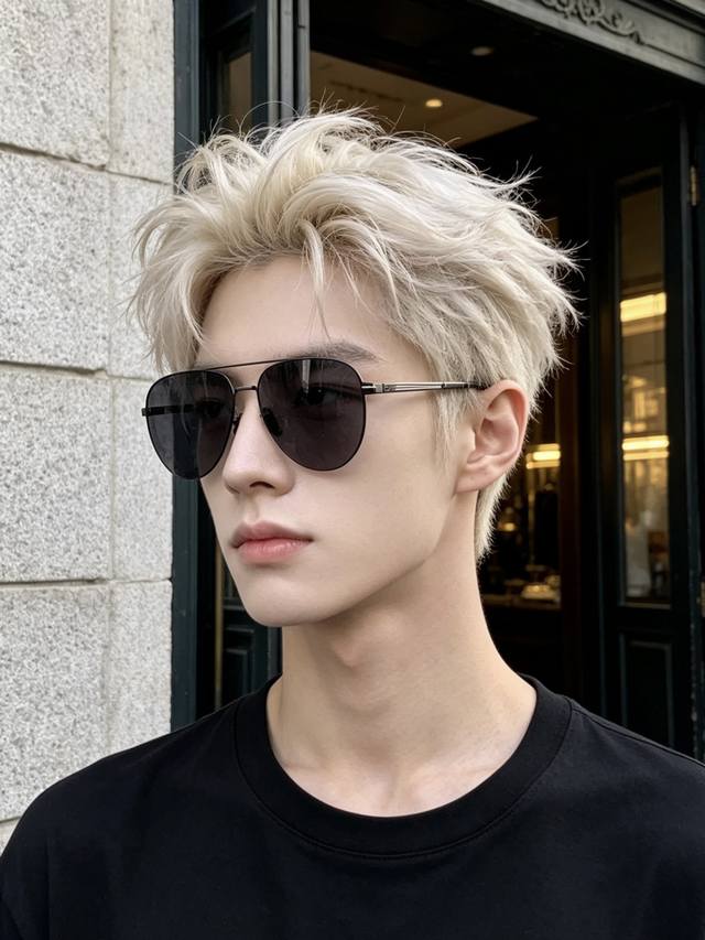 p120 Gucci 男款炫彩飞行员偏光太阳镜 材质：高清尼龙加厚卡槽高清偏光镜片 无边框镜架颜型号：G0515