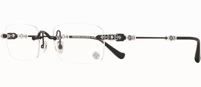 p200 Black and Silver Top-of-the-line Edition! The hottest rimless glasses! Top