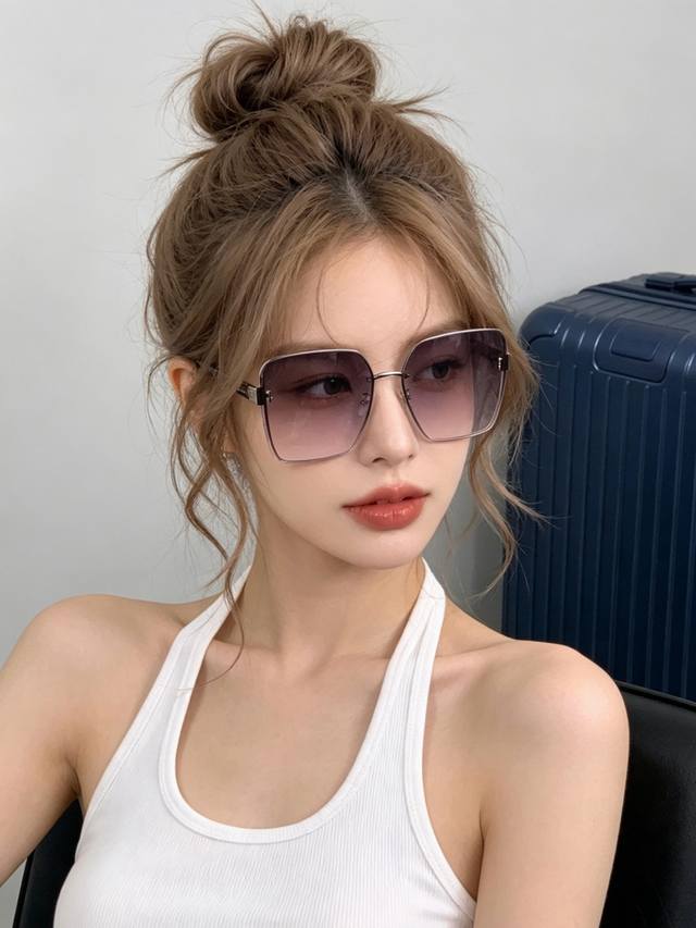 p90 Dior Nylon Polarized Sunglasses, New Spring Style, Trendy Square Frame Polar