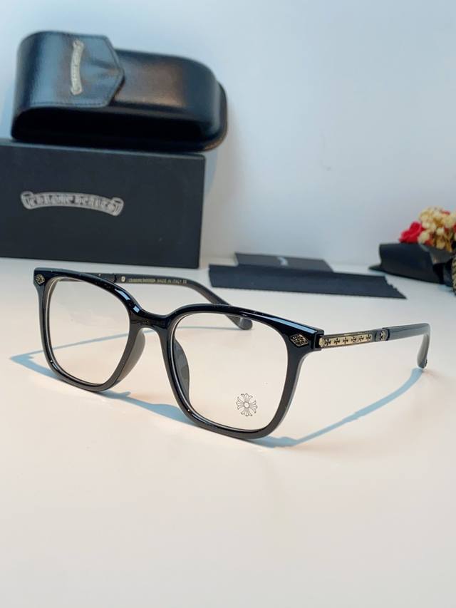 p90 Chrome Hearts 2026 New Style Sunglasses, Unisex Square Frame Plain Glasses,