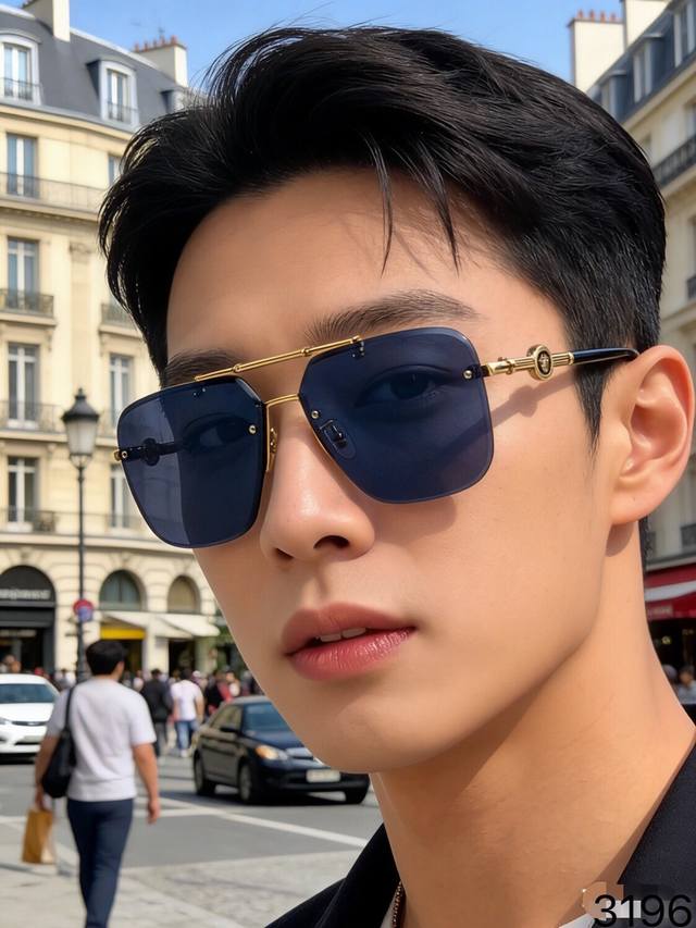 p120Versac* Versatile Sunglasses Women's Trendy Natural Look Fashionable Individ