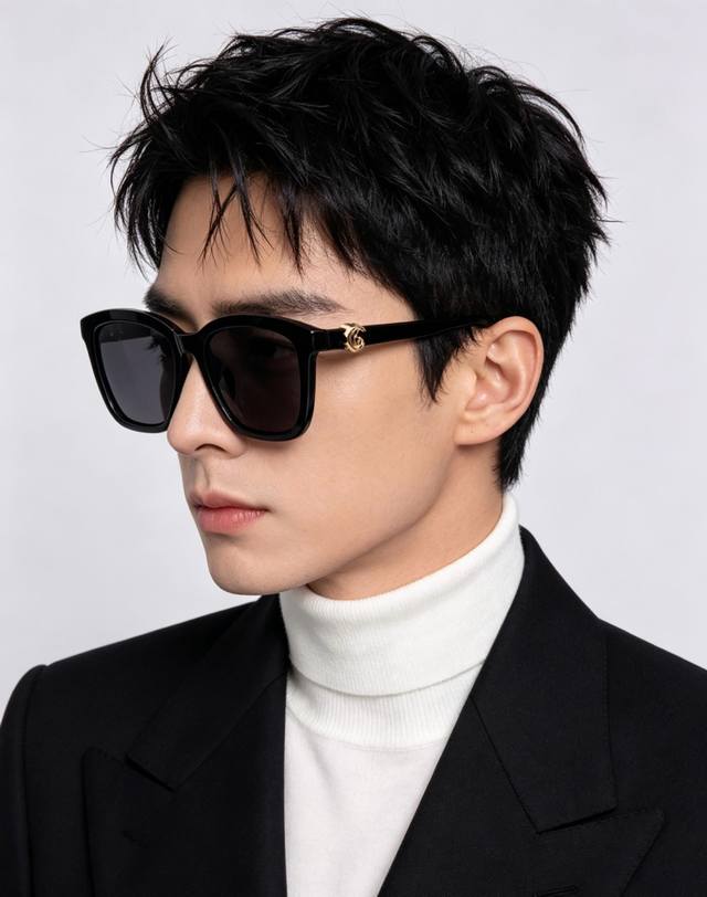 p90 Gucci-偏光太阳镜 开春新款 潮流爆款 时尚方框偏光太阳镜 高品质 佩戴舒适 网红潮款墨镜 女士高清偏光太阳镜 高品质Tr镜框 型号：G0112