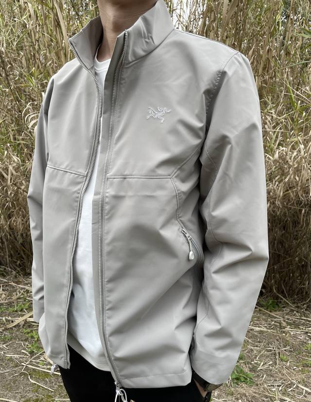Supply 130 Control 115 Arc'teryx Embroidered Logo Stand Collar Windbreaker Jacke