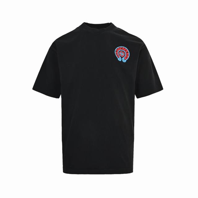 Local pickup: 180 Chrome Hearts woven embroidered scroll short-sleeved shirt The