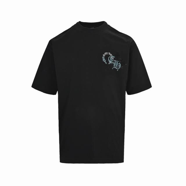 Local Pickup: 180 Chrome Hearts 26Ss Rhinestone Logo Short-Sleeve T-Shirt The cu