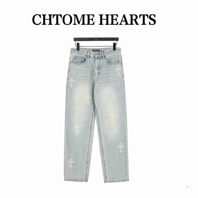 Local pickup 340 Store drop-off available Chtome Heart Classic White Cross Jeans